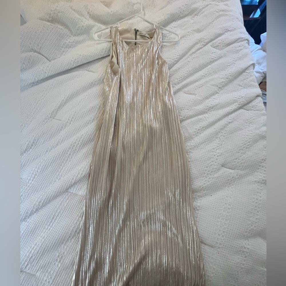 Alice + Olivia maxi dress with small slit